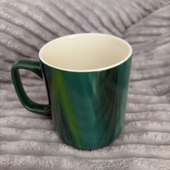 Starbucks Coffee Mug Cup 15 Oz 2022 Green Variegated Multi Shade Design Gift - Picture 3 of 11